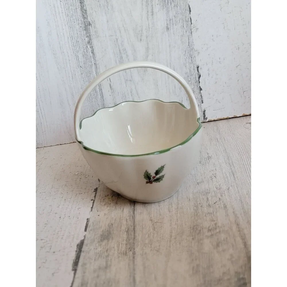 Spode Basket with‎ handle 6